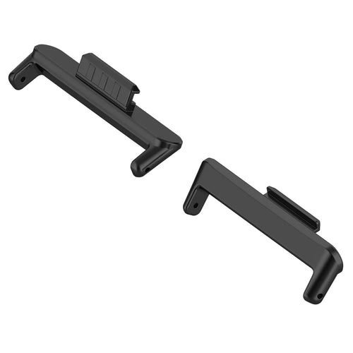 1 Pair for Huawei Watch Fit 3 Watch Strap Metal Connector 20mm Wrist Band Adapter - Black - 1
