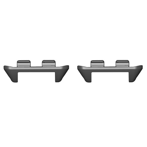 For Honor Band 9 1 Pair Watch Band Connector 12mm Metal Adapter Watch Strap Accessories - Black - 1