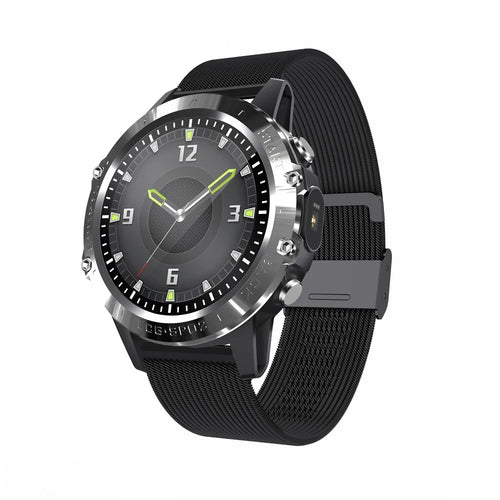 P8 1.3-inch Color Full Touch Screen Waterproof Health Monitoring Bluetooth-compatible Smart Watch - Black - 1