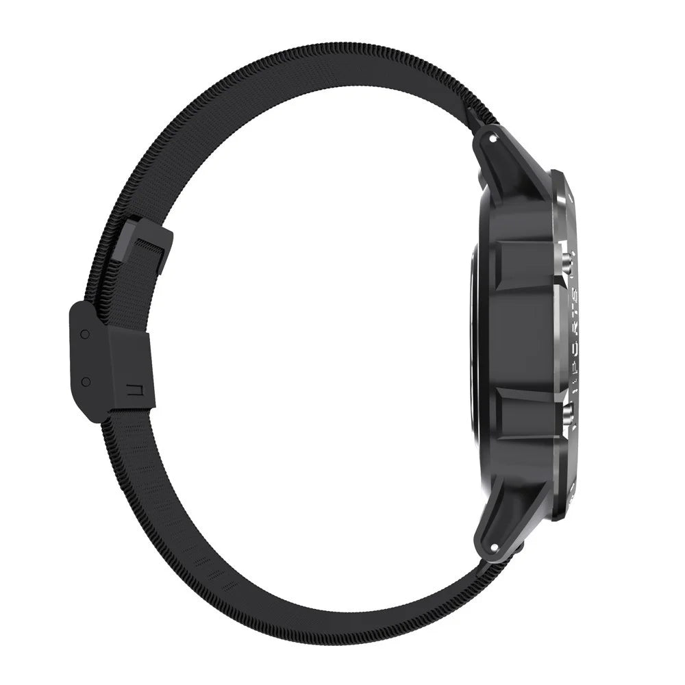 P8 1.3-inch Color Full Touch Screen Waterproof Health Monitoring Bluetooth-compatible Smart Watch - Black - 3