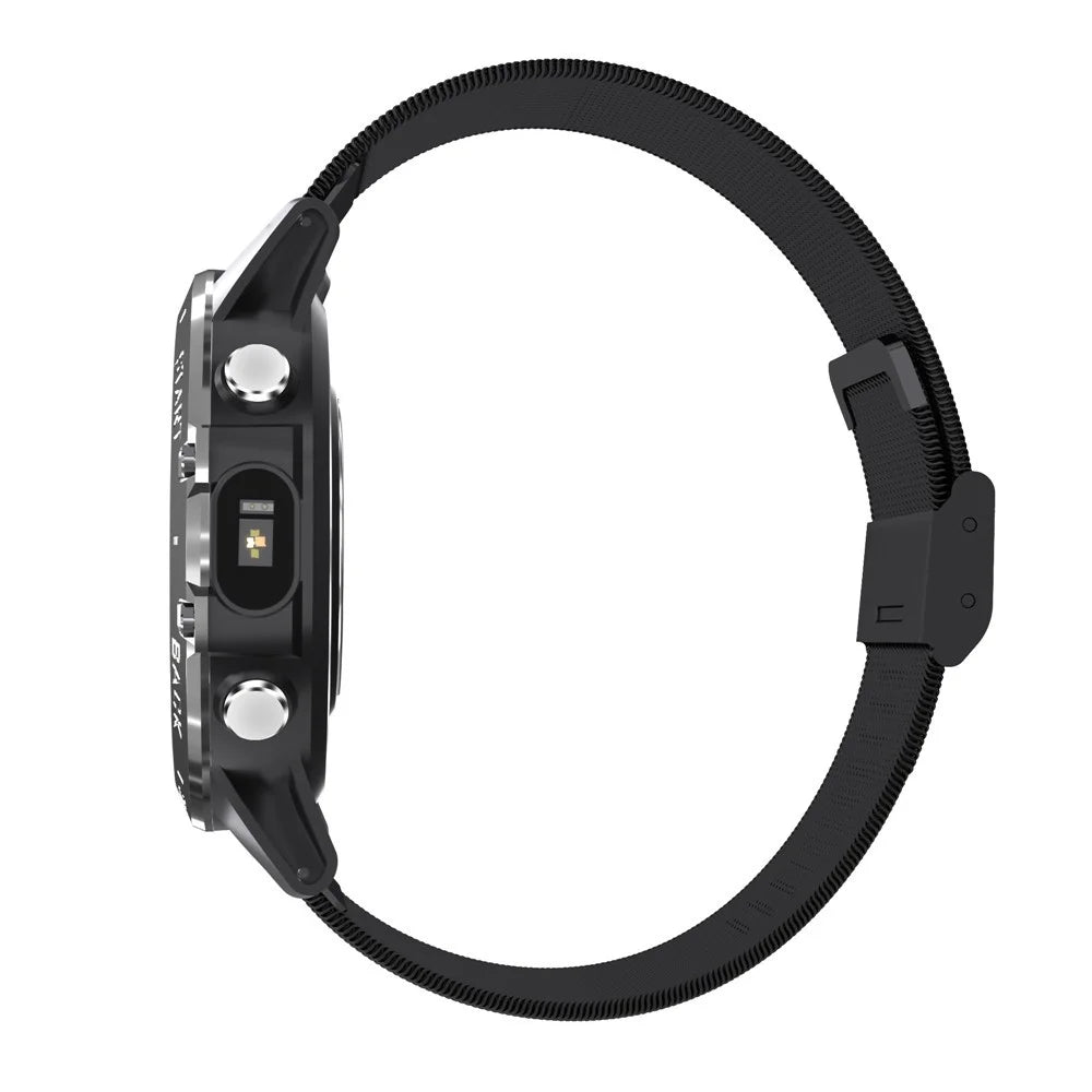 P8 1.3-inch Color Full Touch Screen Waterproof Health Monitoring Bluetooth-compatible Smart Watch - Black - 5