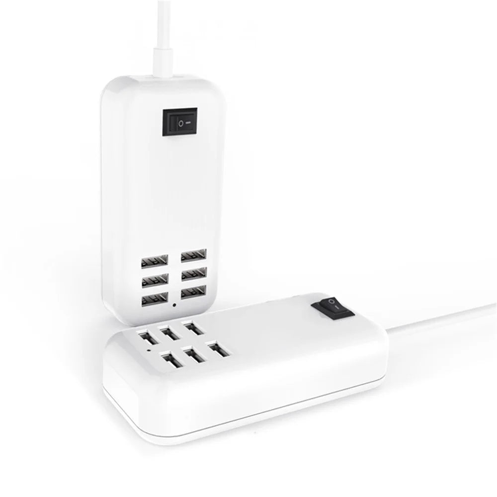 6-Port USB Charging Station Wall Charger AC Power Adapter - EU Plug - 3