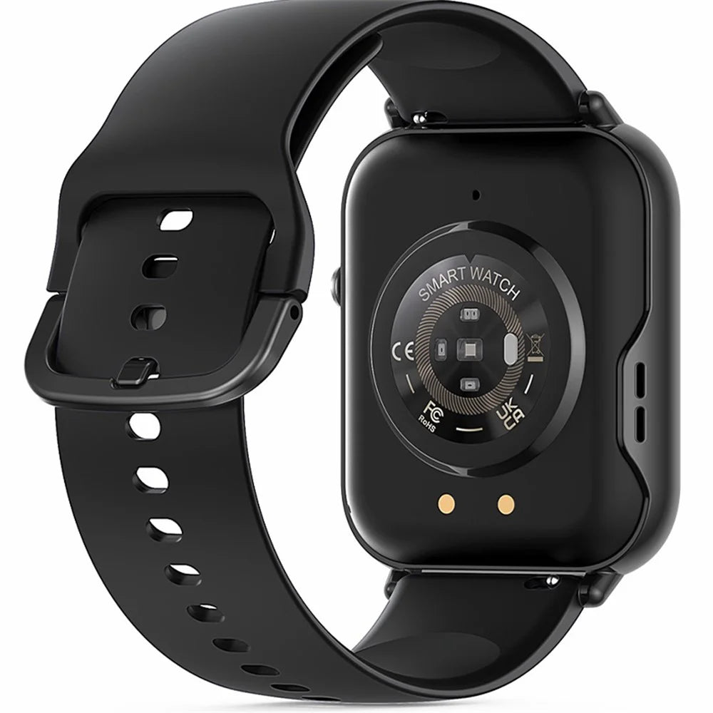 Q19 Pro Max Bluetooth-compatible Calling Smart Watch Heart Rate Sleep Monitoring Fitness Tracker Smart Bracelet - Black - 3