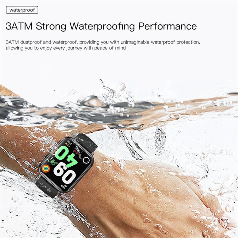 Q19 Pro Max Bluetooth-compatible Calling Smart Watch Heart Rate Sleep Monitoring Fitness Tracker Smart Bracelet - Black - 7