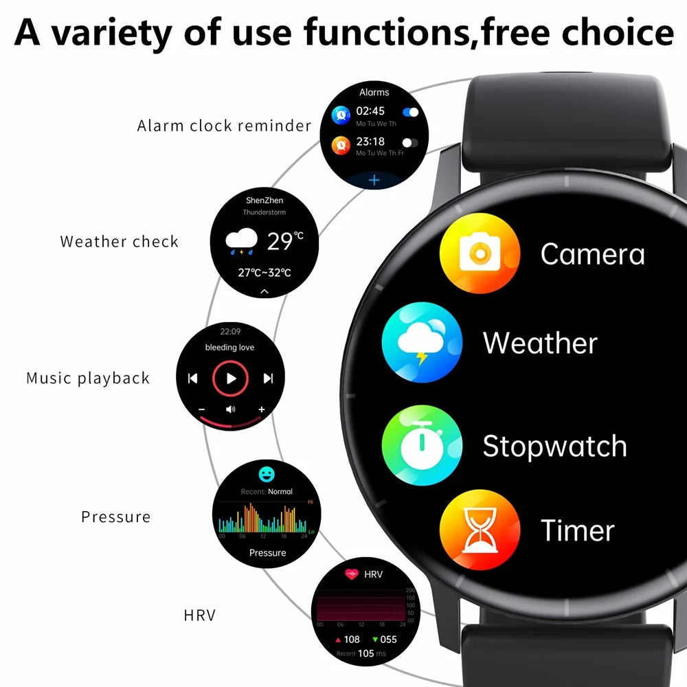 F67 Pro ECG Blood Sugar Uric Acid Monitoring Smart Watch 1.41-inch Round Sport Watch - 5