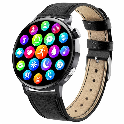 F67PRO Non-Invasive Blood Sugar Smart Watch ECG Heart Rate Blood Pressure Monitor Fitness Tracker - Black - 1