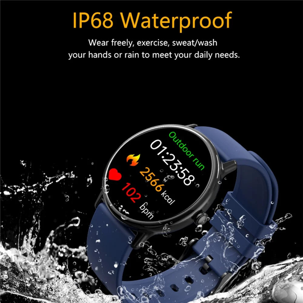 Y86 Sports Smart Watch 1.43-inch AMOLED Screen Heart Rate Blood Oxygen Monitor, Silicone Strap - Beige - 6