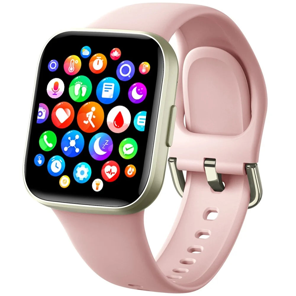 Y83 Smart Watch Bluetooth-compatible Call Heart Rate Blood Oxygen Monitor Fitness Tracker - Pink - 1
