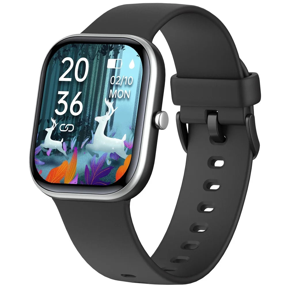 H97 IP68 Waterproof Music Player Heart Rate Sleep Monitor Children Smart Watch - Black - 1