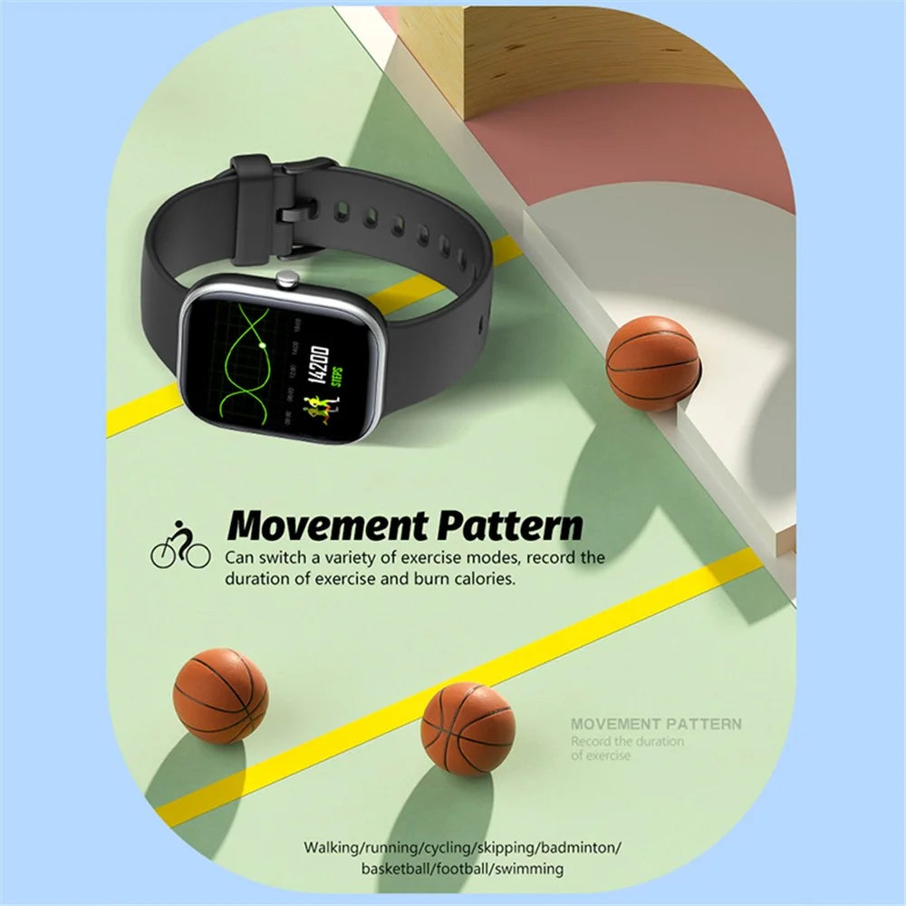 H97 IP68 Waterproof Music Player Heart Rate Sleep Monitor Children Smart Watch - Black - 4