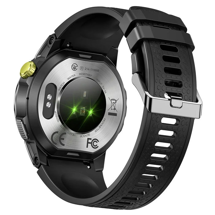 NX18 Pro 1.508-inch AMOLED Smart Watch GPS Positioning Heart Rate Health Monitoring Sports Watch - Black - 3