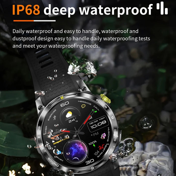 NX18 Pro 1.508-inch AMOLED Smart Watch GPS Positioning Heart Rate Health Monitoring Sports Watch - Black - 7