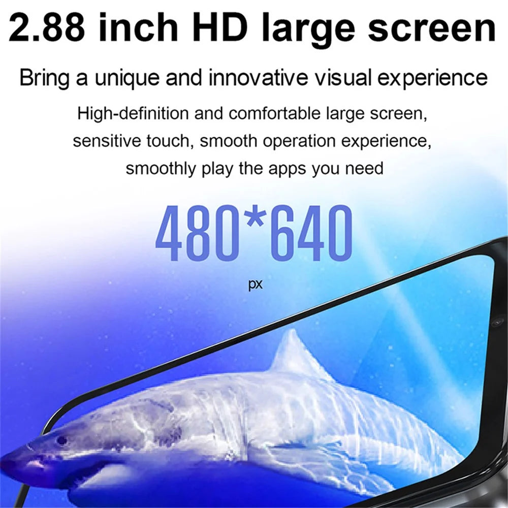 UNIWA DM200 4GB+64GB Smart Watch 2.88-Inch Screen Camera 4G Phone Calling Wrist Bracelet - 2