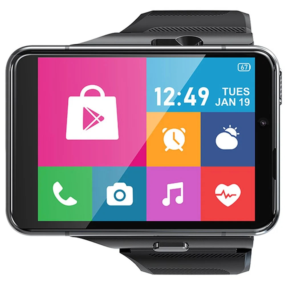 UNIWA DM200 4GB+64GB Smart Watch 2.88-Inch Screen Camera 4G Phone Calling Wrist Bracelet - 6