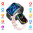 F70 Smart Watch Blood Glucose Health Monitoring Breathing Training Sports Watch, Silicone Strap - Black - 3