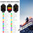 F70 Smart Watch Blood Glucose Health Monitoring Breathing Training Sports Watch, Silicone Strap - Black - 4