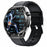 F200 Sport Watch SOS Non-Invasive Blood Glucose ECG Monitor Smart Bracelet, Leather Strap - Black - 1