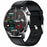 F400 Non-Invasive Blood Sugar Smart Watch ECG Blood Pressure Monitor Bluetooth-compatible Call Sports Watch, Leather Strap - Black - 1