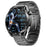 F200 3-Bead Steel Strap Smart Watch Bluetooth-compatible Call SOS Blood Glucose ECG Sleep Monitoring Sport Watch - 1