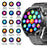 F200 3-Bead Steel Strap Smart Watch Bluetooth-compatible Call SOS Blood Glucose ECG Sleep Monitoring Sport Watch - 2