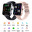 F57pro Smart Watch with Heart Rate, Blood Pressure Monitoring, Bluetooth-compatible Call, Sports Bracelet, Silicone Strap - Black - 3