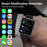 F57pro Smart Watch with Heart Rate, Blood Pressure Monitoring, Bluetooth-compatible Call, Sports Bracelet, Silicone Strap - Black - 7