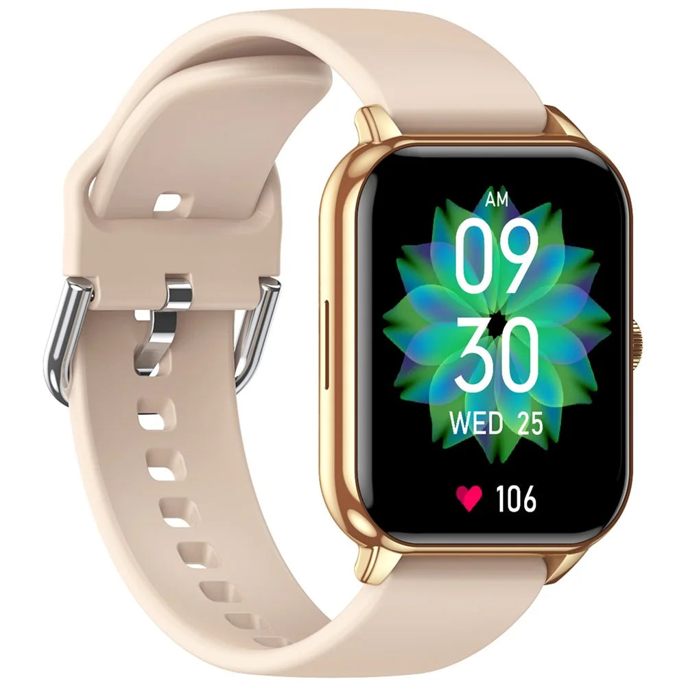 CY13 1.9 inch HD Screen Bluetooth-compatible Call Smart Watch Heart Rate Health Monitoring Sports Watch - Gold - 2