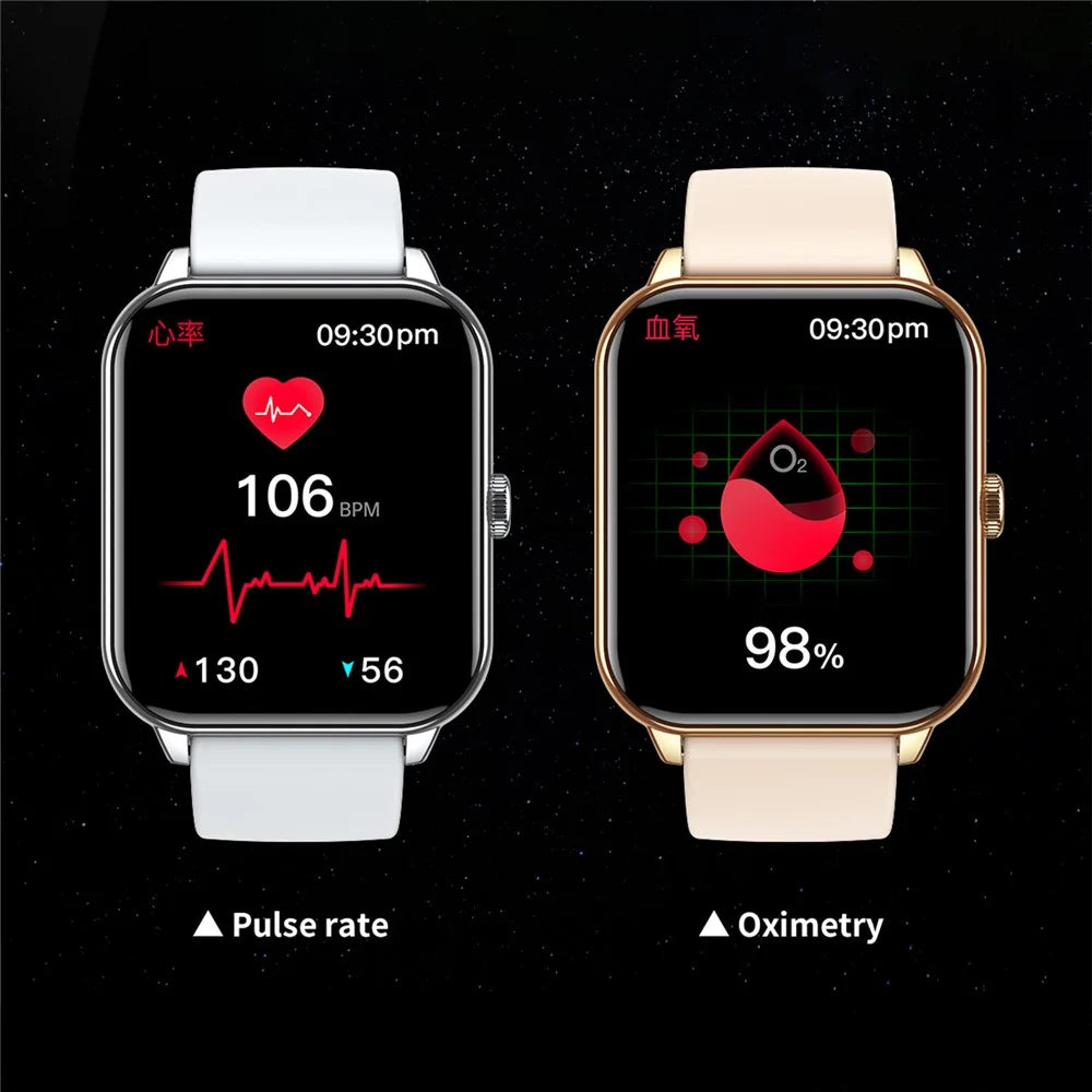 CY13 1.9 inch HD Screen Bluetooth-compatible Call Smart Watch Heart Rate Health Monitoring Sports Watch - Gold - 7