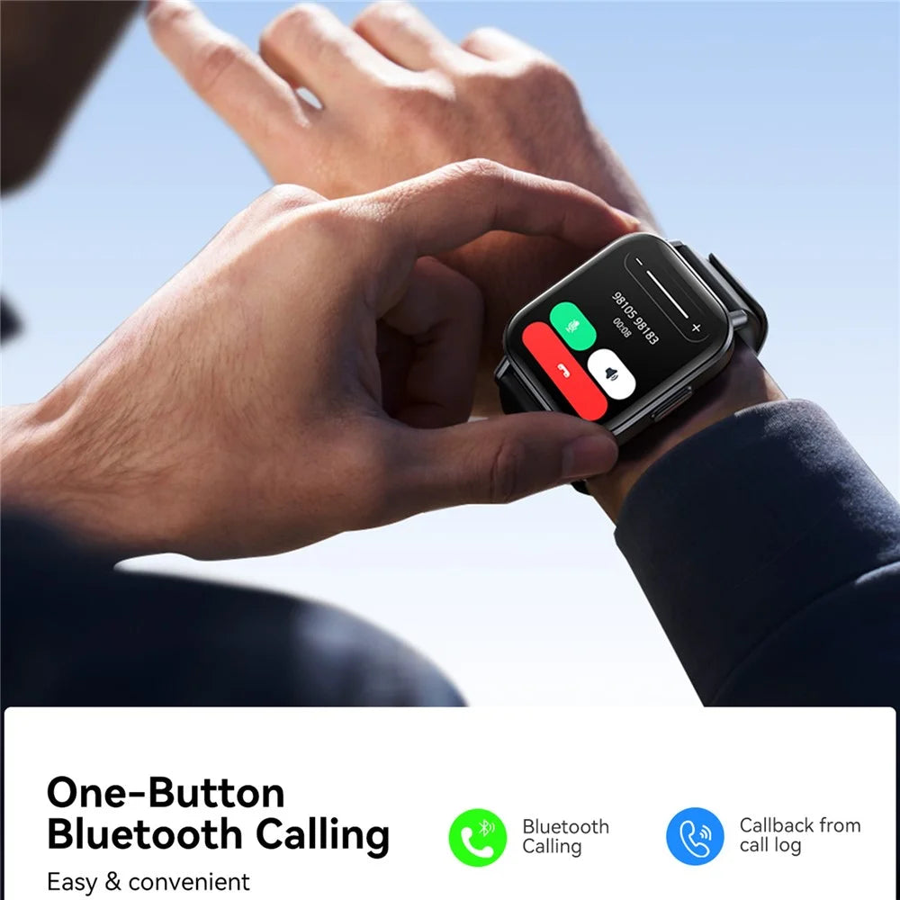 JOYROOM Fit-Life JR-FT3S 1.96-inch Bluetooth-compatible Call Smart Watch Heart Rate Health Monitoring Sports Watch - Tarnish - 3