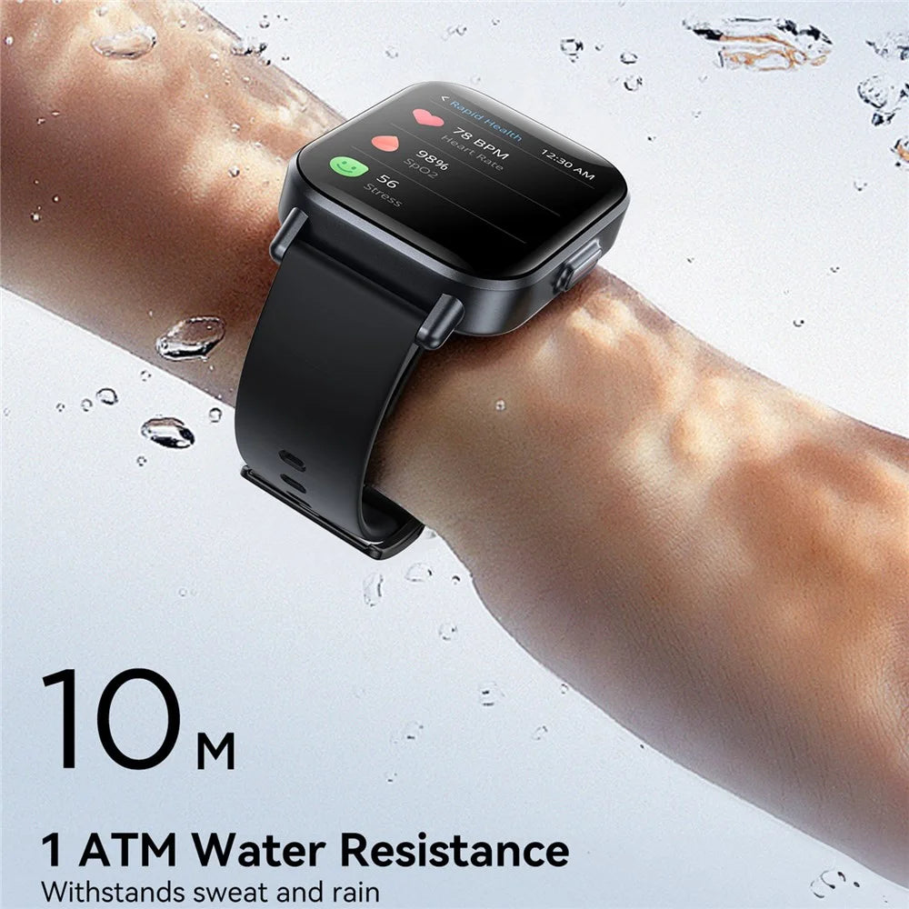 JOYROOM Fit-Life JR-FT3S 1.96-inch Bluetooth-compatible Call Smart Watch Heart Rate Health Monitoring Sports Watch - Tarnish - 4