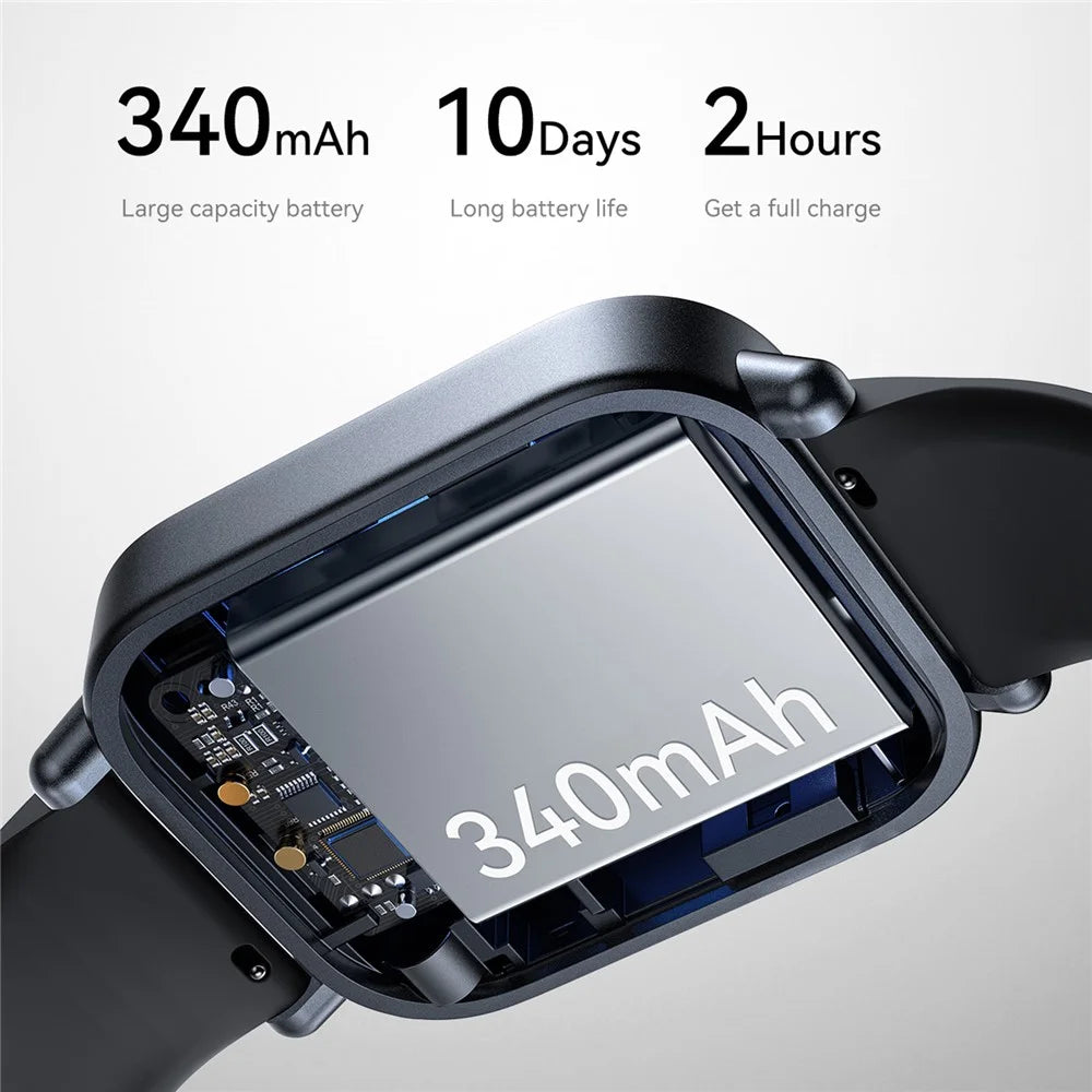 JOYROOM Fit-Life JR-FT3S 1.96-inch Bluetooth-compatible Call Smart Watch Heart Rate Health Monitoring Sports Watch - Tarnish - 5