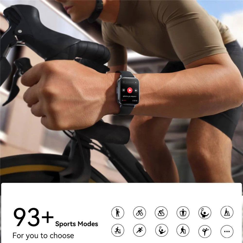 JOYROOM Fit-Life JR-FT3S 1.96-inch Bluetooth-compatible Call Smart Watch Heart Rate Health Monitoring Sports Watch - Tarnish - 6