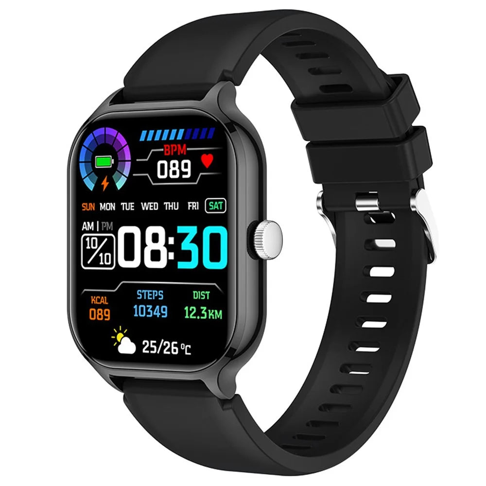 Z49 gtS4 2.01-inch Screen Smart Watch Bluetooth-compatible Call Heart Rate Sleep Health Monitoring Sports Watch - Black - 1
