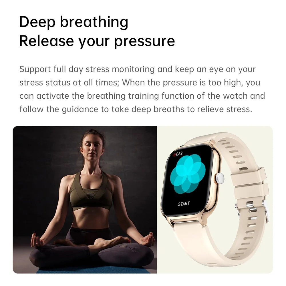 Z49 gtS4 2.01-inch Screen Smart Watch Bluetooth-compatible Call Heart Rate Sleep Health Monitoring Sports Watch - Black - 7