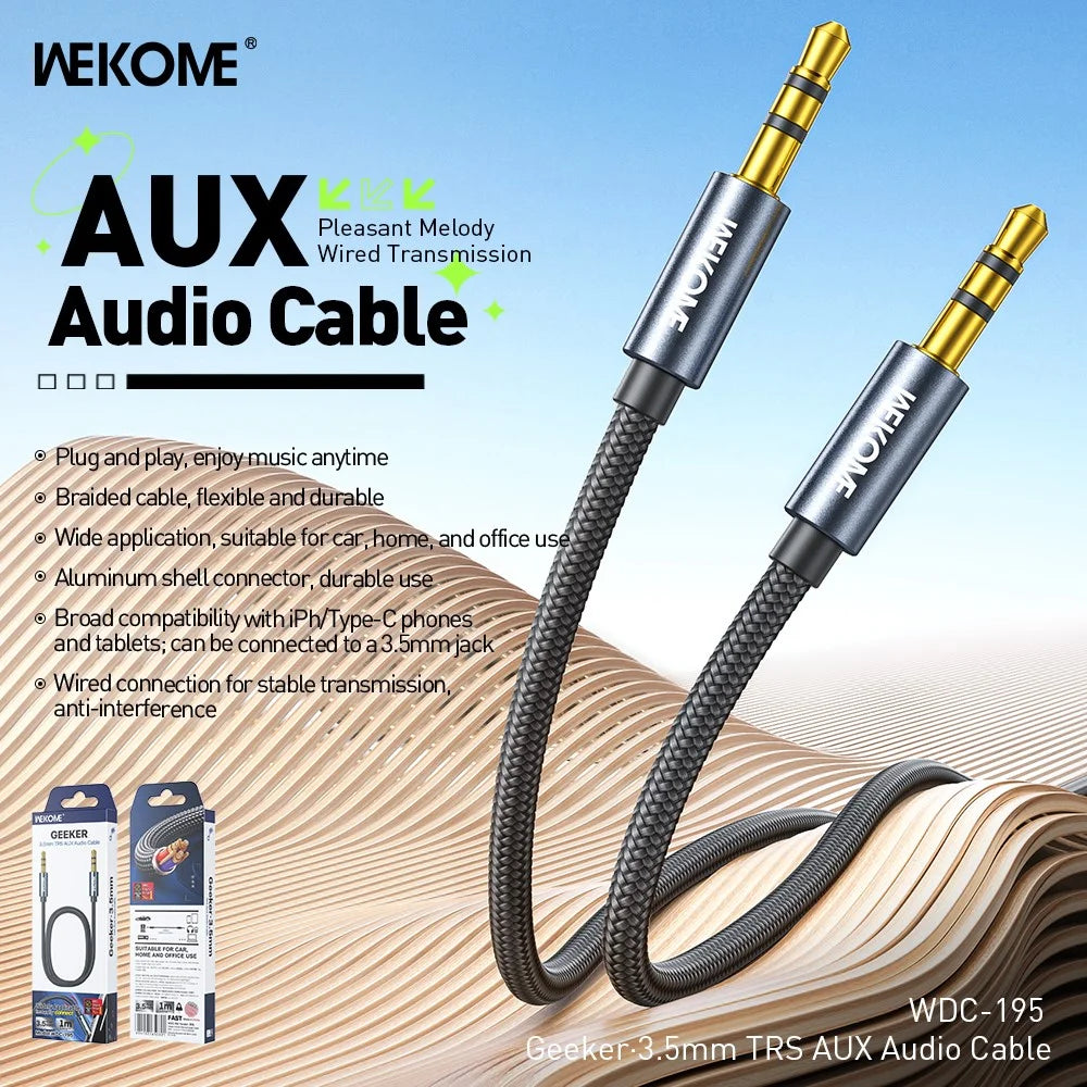 WEKOME WDC-195 3.5mm AUX Audio Cable - 2