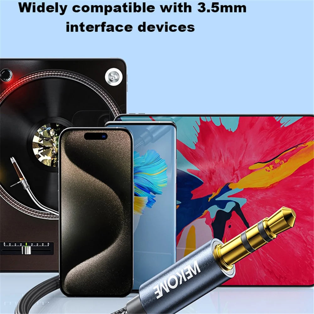 WEKOME WDC-195 3.5mm AUX Audio Cable - 4