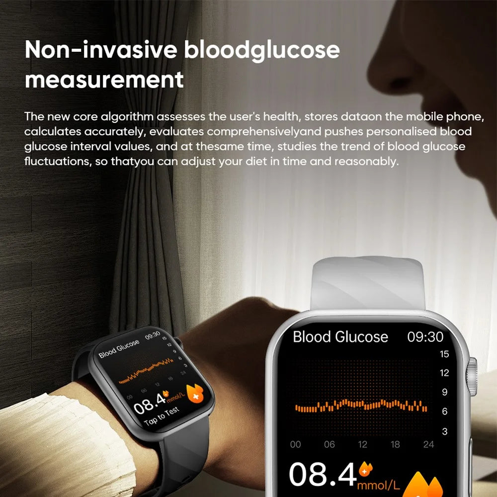 MT500 Smart Watch AMOLED Screen ECG Heart Rate Monitor Bluetooth-compatible Call Bracelet - Black - 5