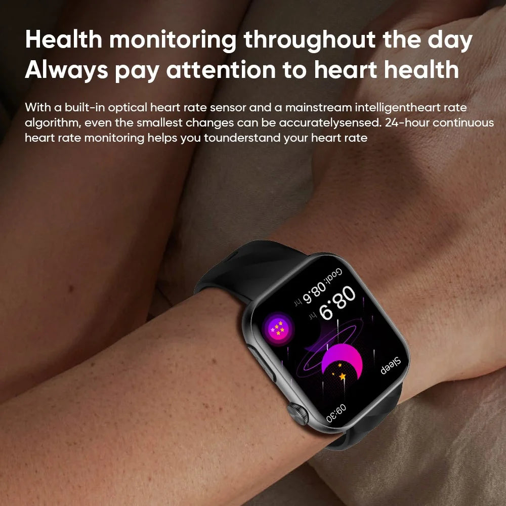 MT500 Smart Watch AMOLED Screen ECG Heart Rate Monitor Bluetooth-compatible Call Bracelet - Black - 7