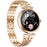 AK73 Women's Smart Watch Sports Monitor Waterproof Bracelet with Steel Strap - Gold - 2