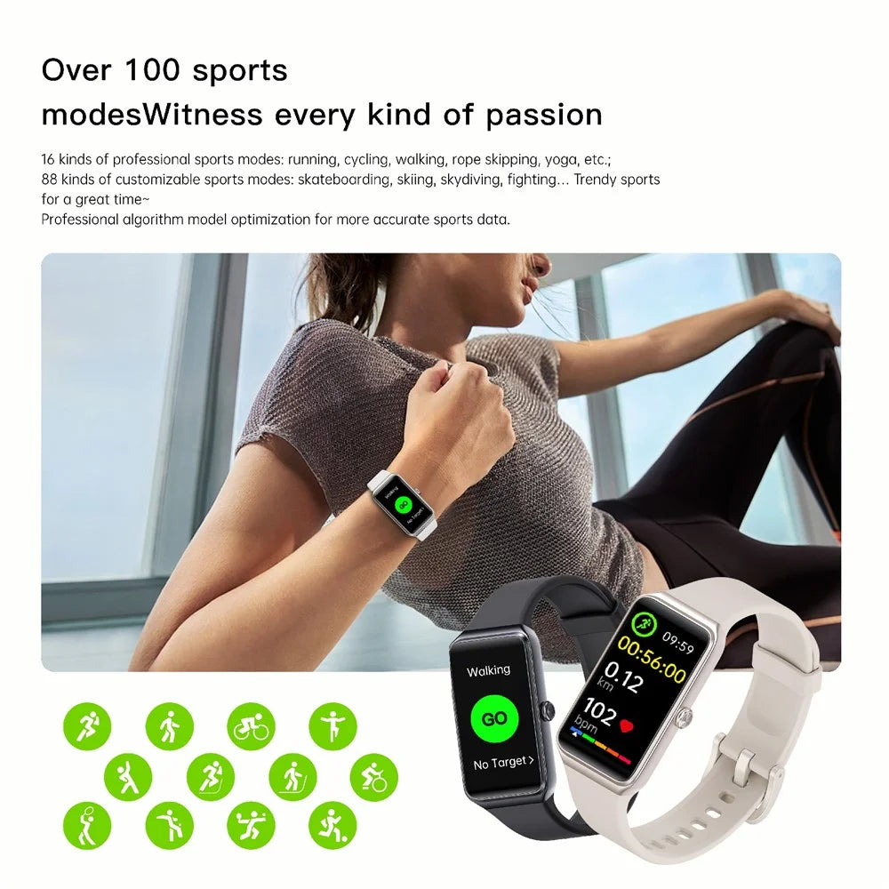 C82 1.47-inch Smart Watch Heart Rate Blood Pressure Body Temperature Health Monitoring Sports Bracelet - Black - 7