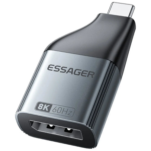 ESSAGER DP to Type-C 8K 60Hz HD Video Transfer Adapter for Monitor HDTV Projector - 1