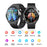 F800 Bluetooth-compatible Call Smart Watch Blood Oxygen ECG Monitor SOS Sports Bracelet, Silicone Strap - Black - 2