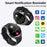 F800 Bluetooth-compatible Call Smart Watch Blood Oxygen ECG Monitor SOS Sports Bracelet, Silicone Strap - Black - 4