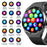 F800 Bluetooth-compatible Call Smart Watch Blood Oxygen ECG Monitor SOS Sports Bracelet, Silicone Strap - Black - 5