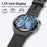 F800 Bluetooth-compatible Call Smart Watch Blood Oxygen ECG Monitor SOS Sports Bracelet, Silicone Strap - Black - 6
