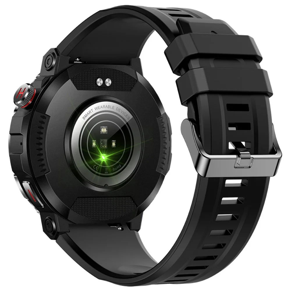 MK68 1.43-inch AMOLED Screen Bluetooth-compatible Call Smart Watch Health Monitoring Outdoor Sports Watch - Black - 4