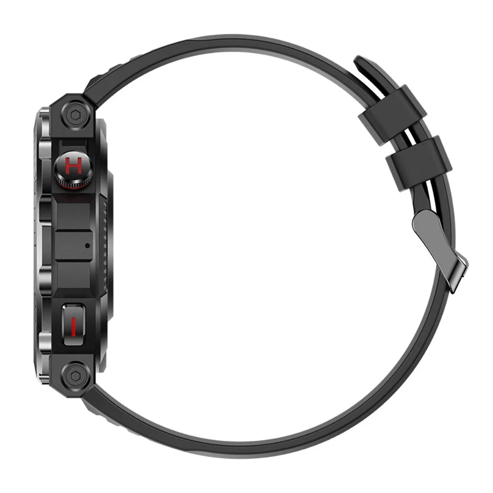 MK68 1.43-inch AMOLED Screen Bluetooth-compatible Call Smart Watch Health Monitoring Outdoor Sports Watch - Black - 5