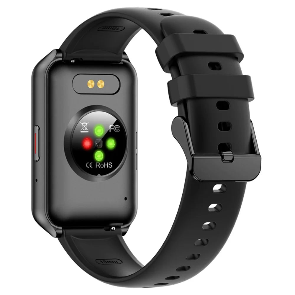 H37 1.57-inch Square Screen Bluetooth-compatible Call Smart Watch Heart Rate Blood Oxygen Monitor Sports Watch - Black - 4