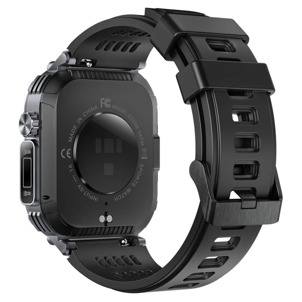 S320B 2.02-inch Bluetooth-compatible Call Smart Watch Health Monitoring Compass Function Waterproof Sports Watch - 3