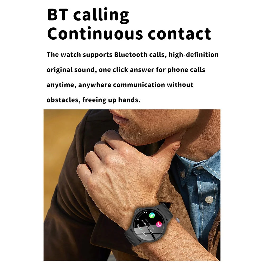 Y25 1.43-inch AMOLED Screen Bluetooth-compatible Call Smart Watch Health Monitoring Multiple Sports Modest Smart Bracelet - Black - 5